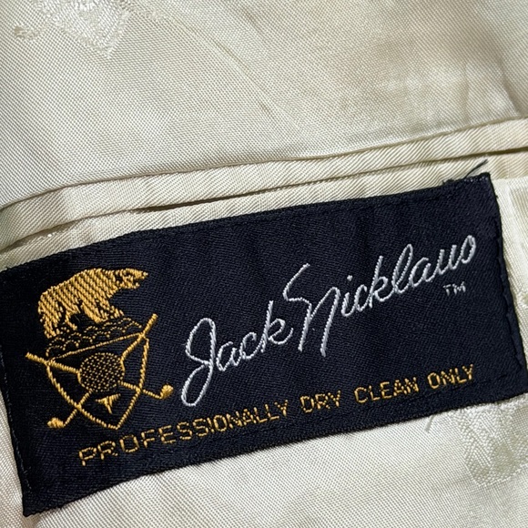 Hart Schaffner Marx Jack Nicklaus Golf Masters VINTAGE Green Blazer 35 R - Picture 5 of 11